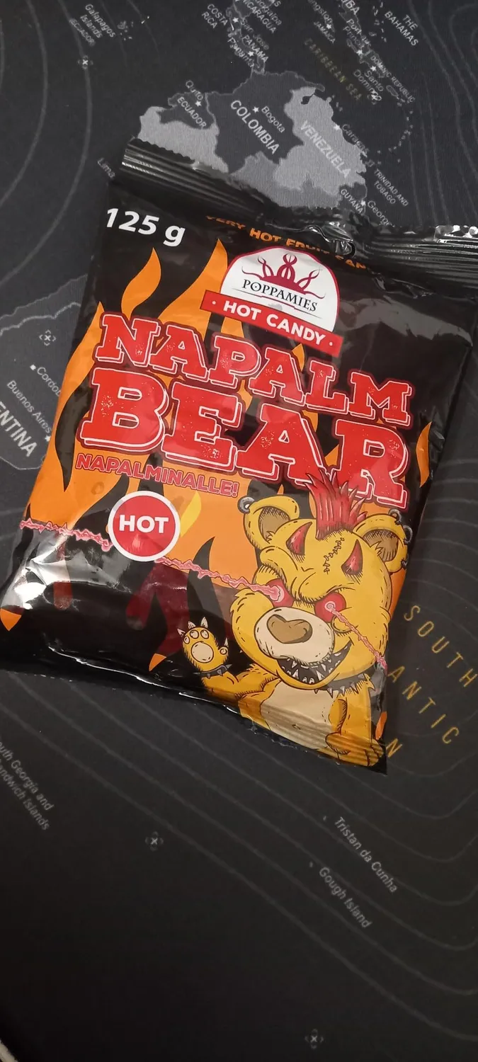Poppamies NapalmiNalle caramelle gommose 125g habanero