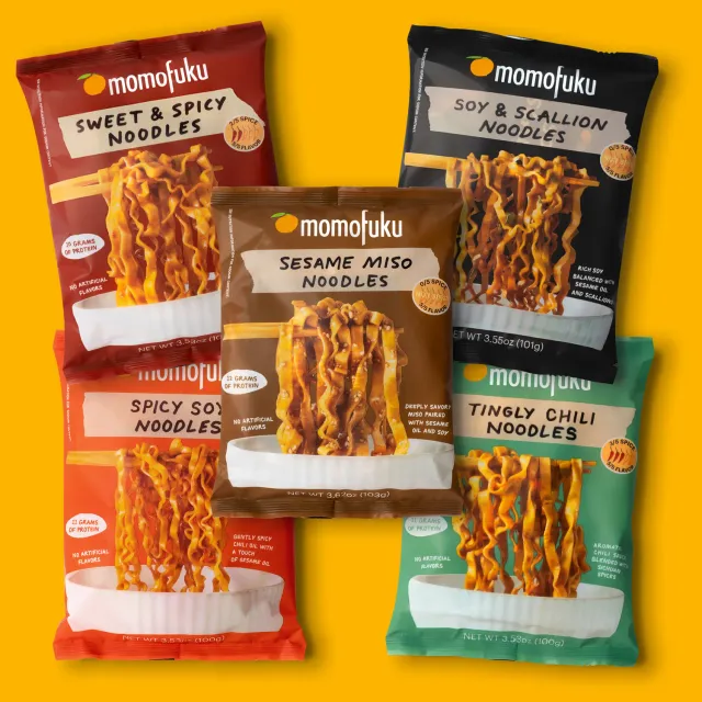 Momofuku Noodle Sample Pack noodles assaggio