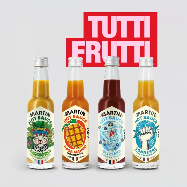Maison Martin Pack Tutti Frutti Salse Piccanti 4 Pezzi Frutta