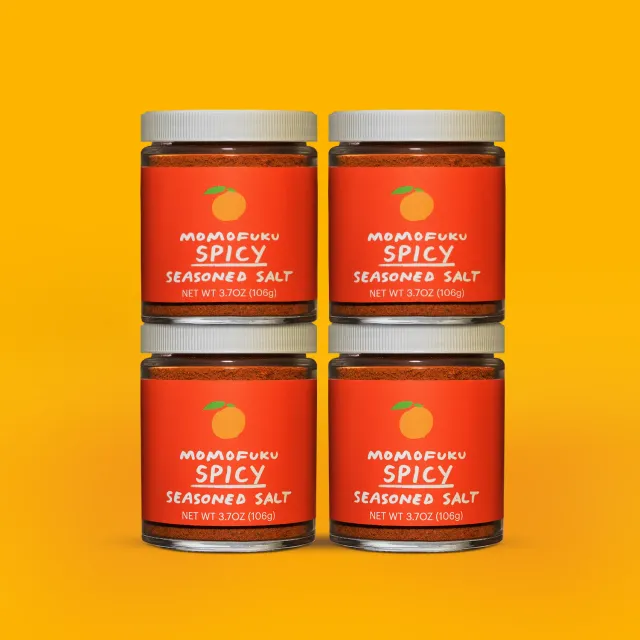 Momofuku Spicy Seasoned Salt sale 4 pezzi piccante