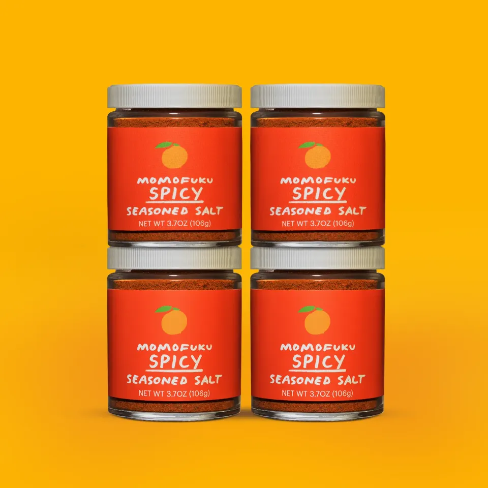 Momofuku Spicy Seasoned Salt sale 4 pezzi piccante