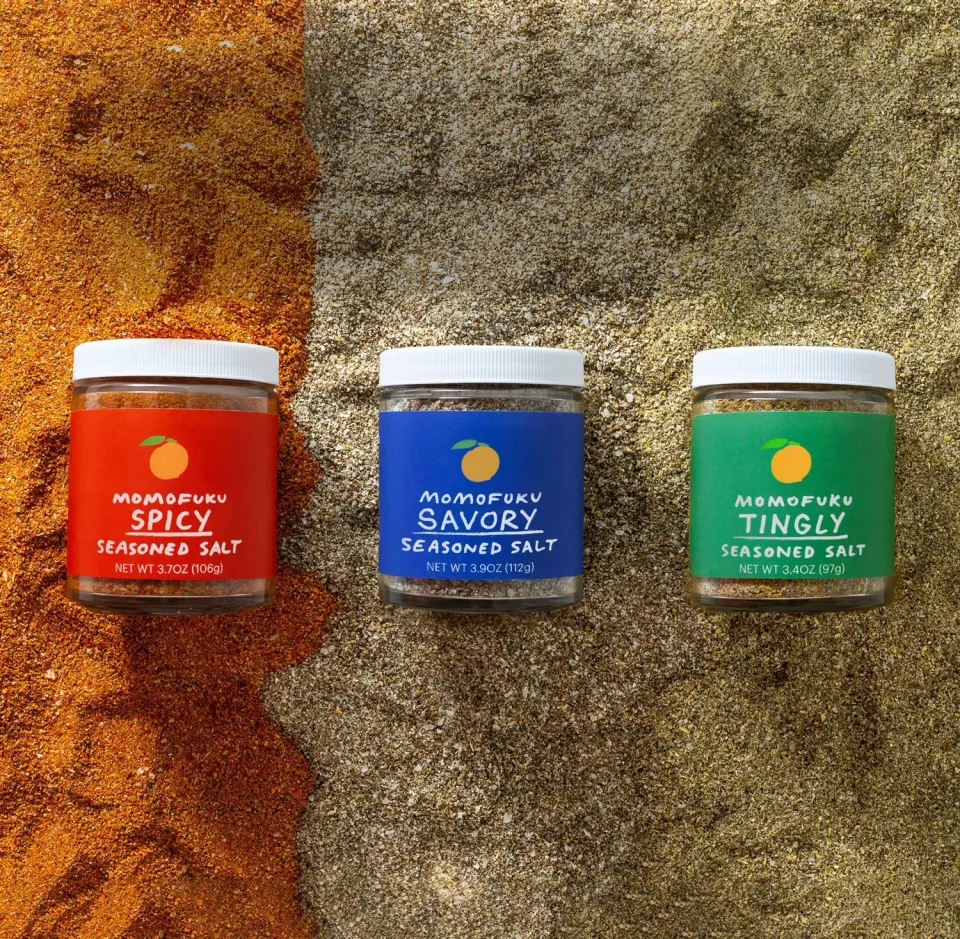 Momofuku Seasoned Salts 3 Pack sale misto barbecue