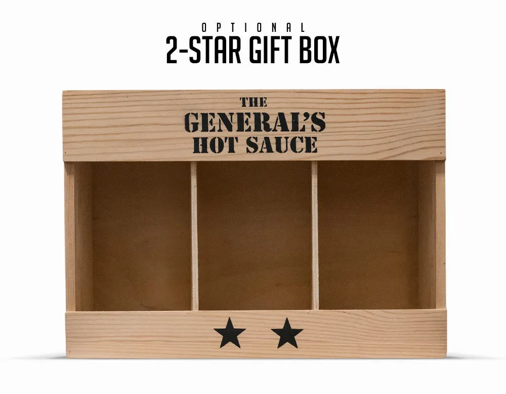 The General's Hot Sauce Green Wave salsa verde 3 bottiglie leggera