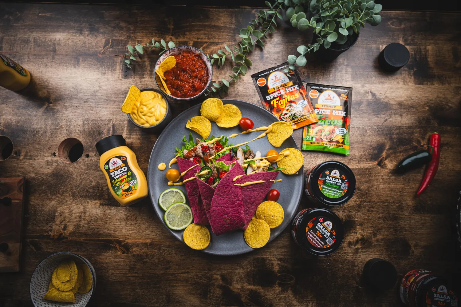 Poppamies Texmex Tacos mix spezie 23g medio
