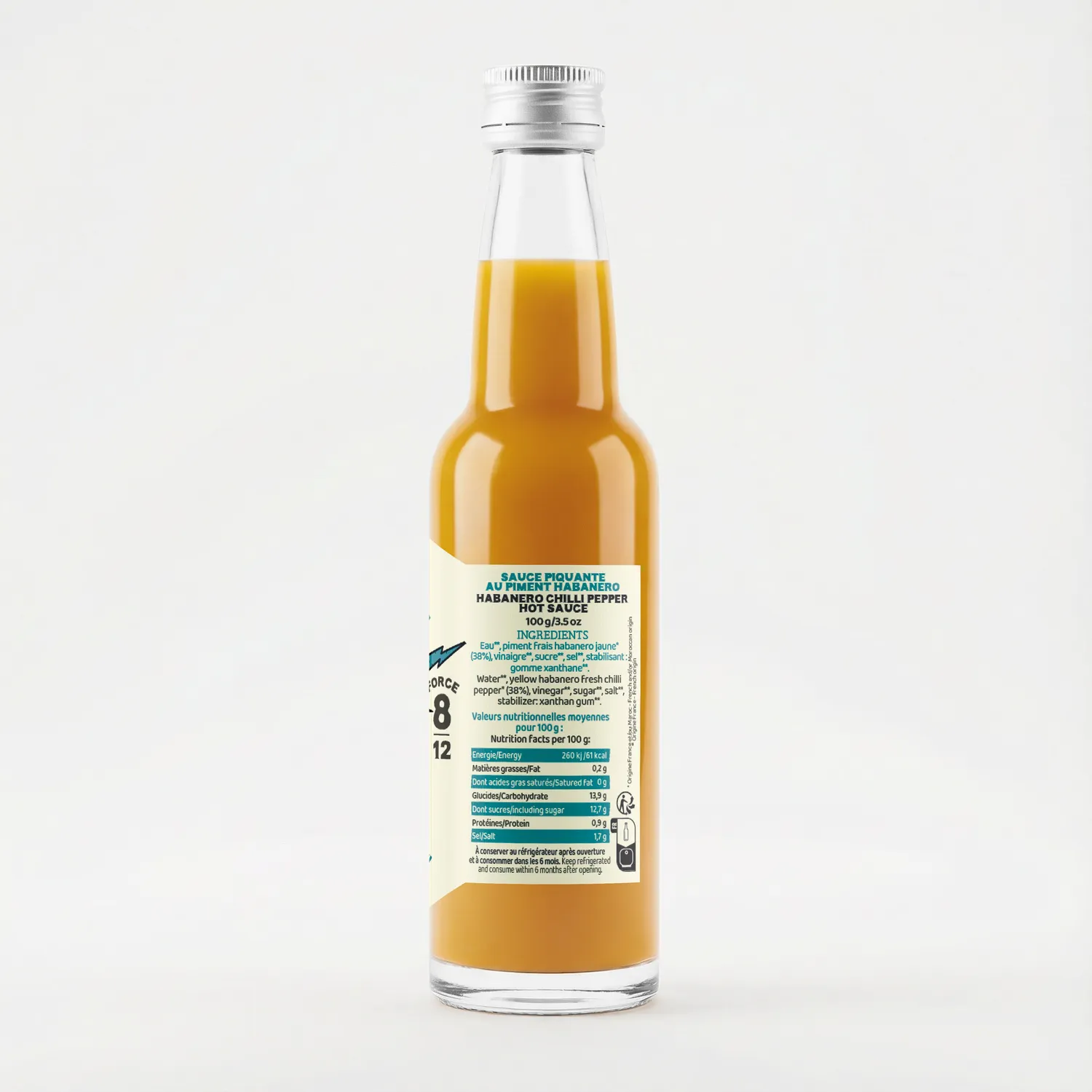 Maison Martin Tonnerre salsa piccante forza 8/12 habanero
