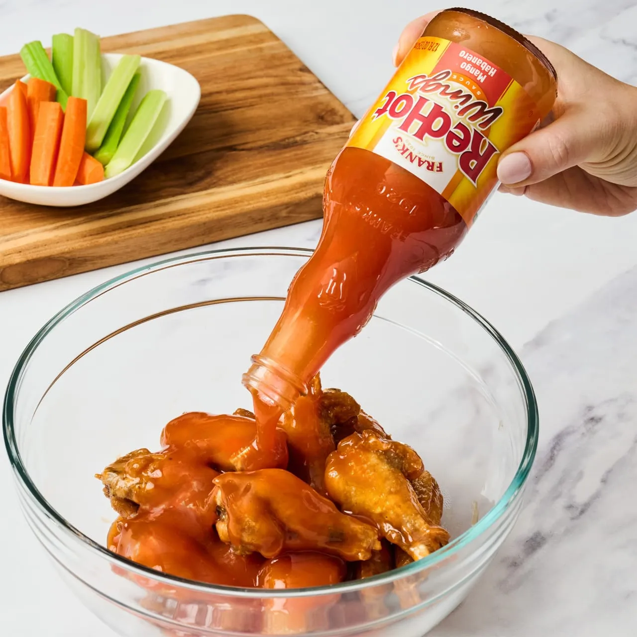 Frank's RedHot Mango Habanero salsa wings 355 ml dolce piccante