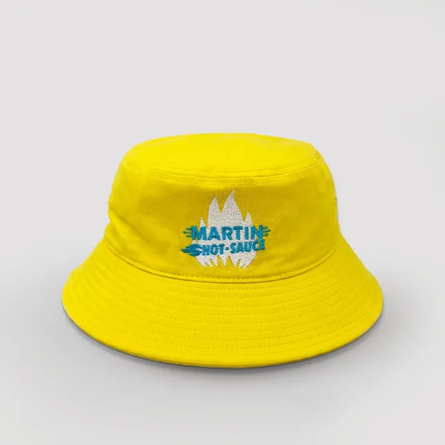 Maison Martin Bob cappello pescatore cotone giallo