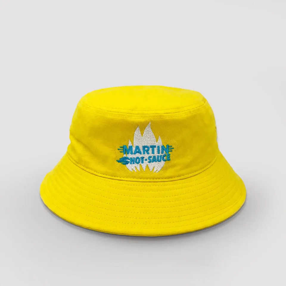 Maison Martin Bob cappello pescatore cotone giallo