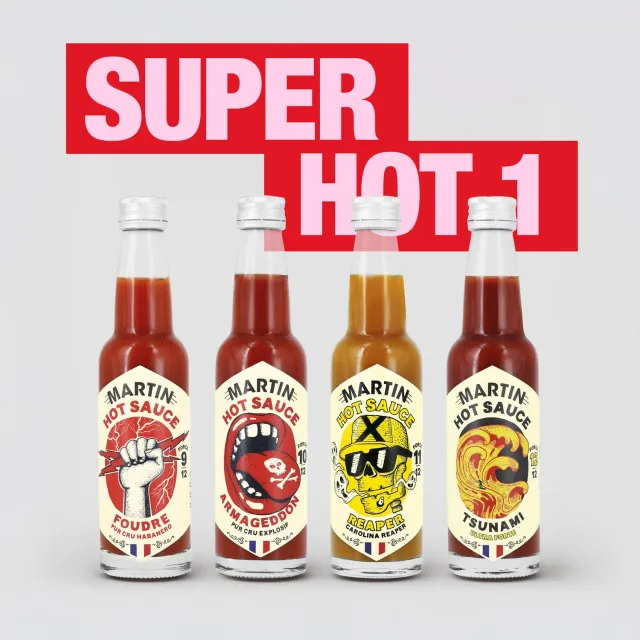 Maison Martin Pack Super Hot I salsa piccante 4 pezzi estrema