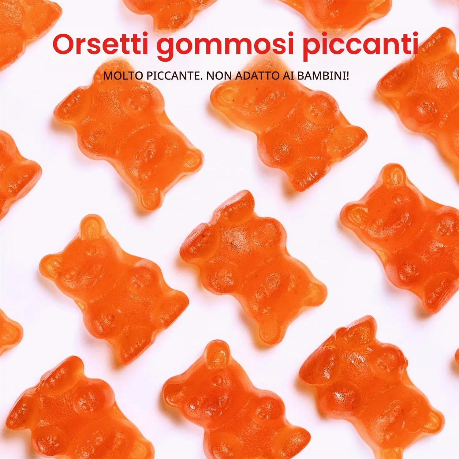 Poppamies NapalmiNalle caramelle gommose 125g habanero