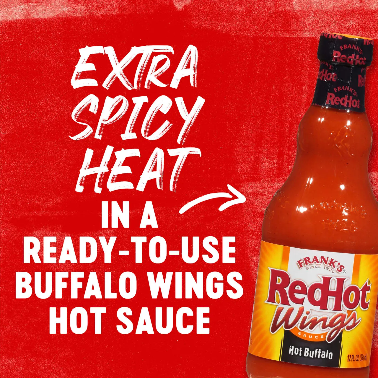 Frank's RedHot Hot Buffalo salsa alette pollo 2x354 ml piccante