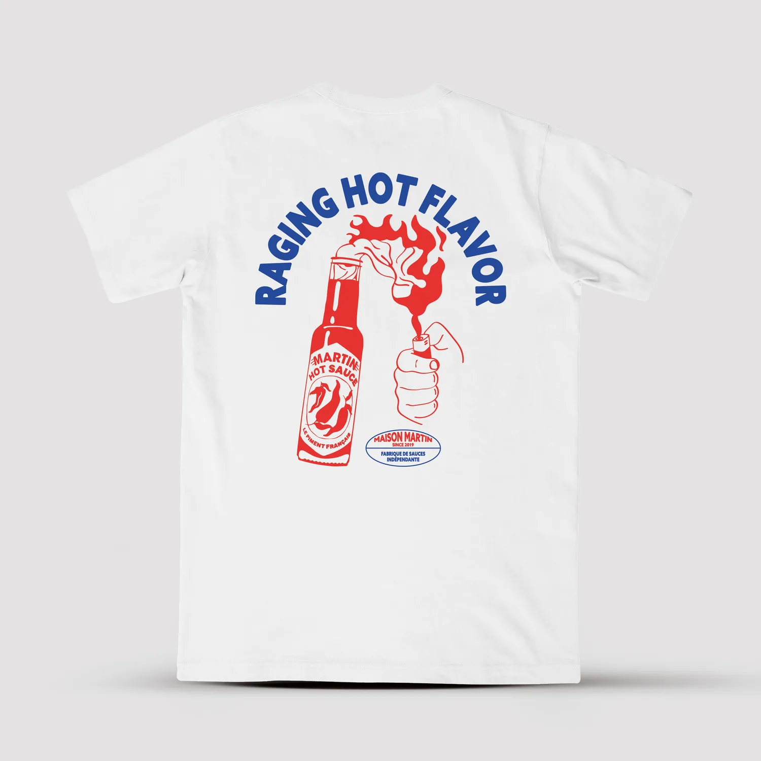 Maison Martin Hot Flavor t-shirt bianca cotone bio