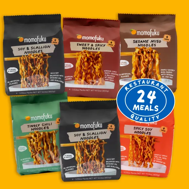 Momofuku Noodle Variety Pack noodles assortiti multipack