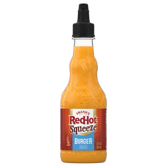 Frank's RedHot Burger salsa squeeze 355 ml piccante
