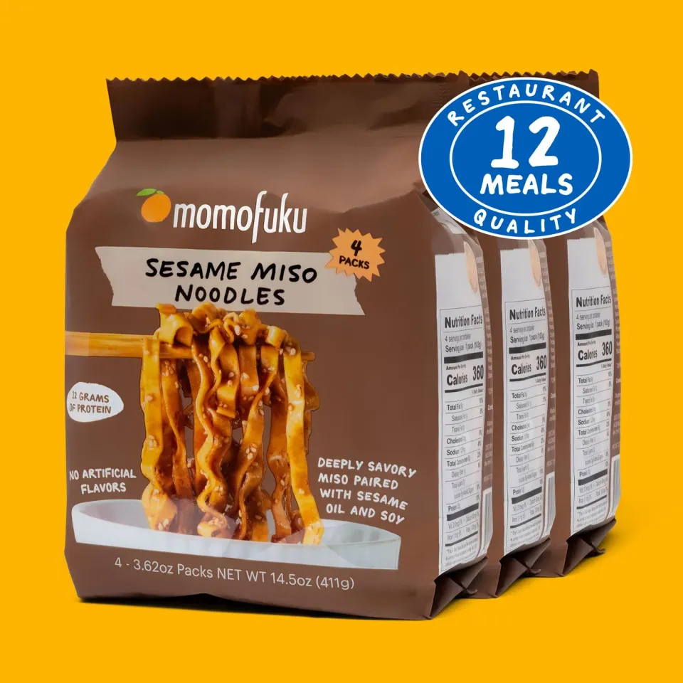 Momofuku Sesame Miso Noodles 12 bustine al sesamo