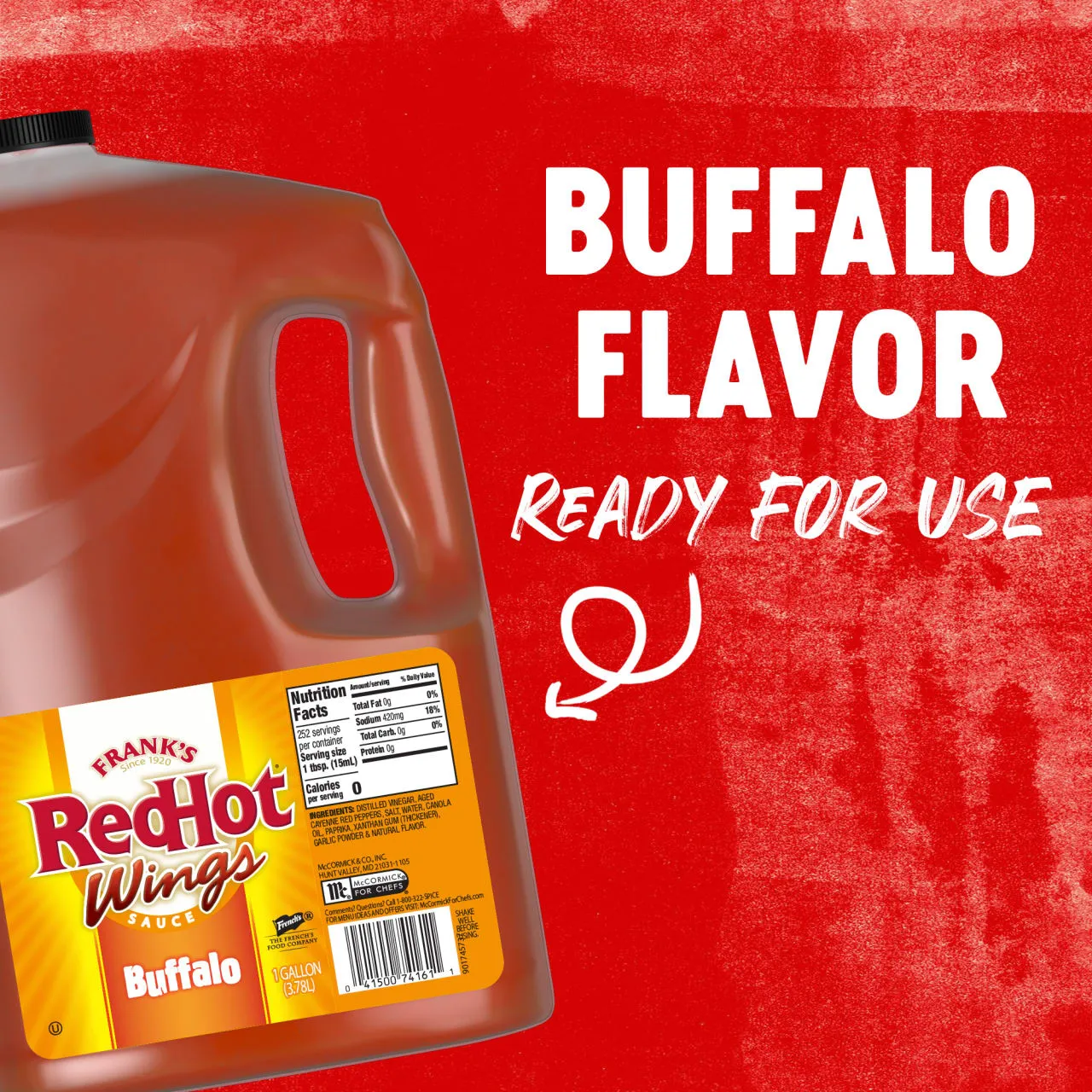 Frank's RedHot Original Buffalo salsa wings 3,78 L media