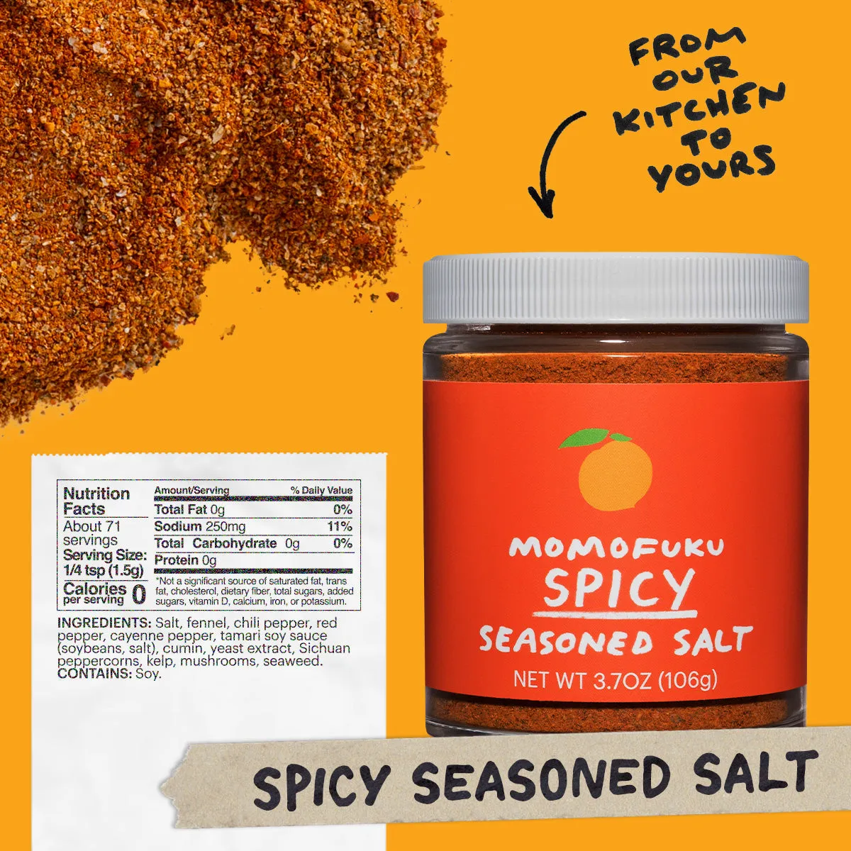 Momofuku Spicy sale aromatizzato piccante gochugaru 105 g