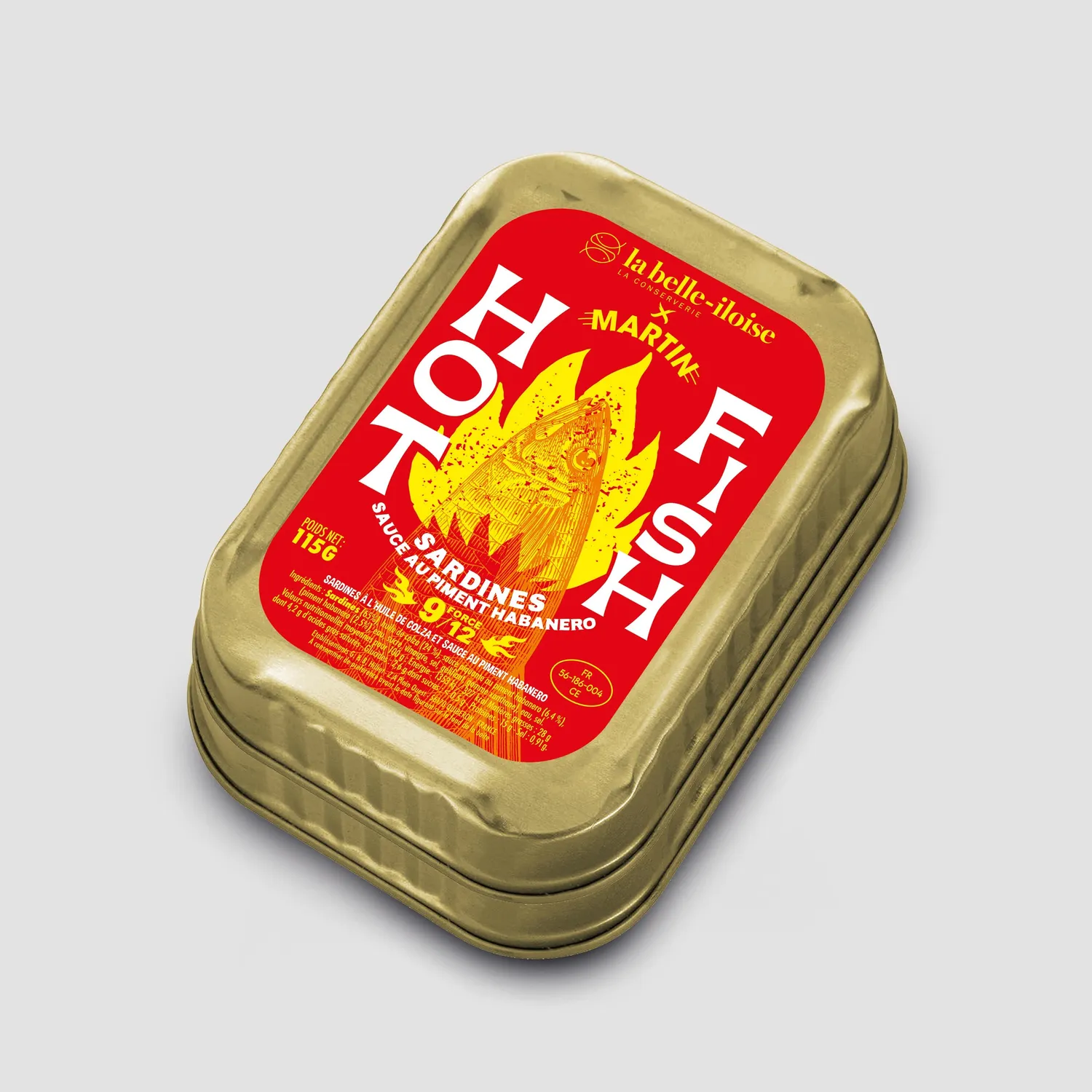 Maison Martin Hot Fish sardine piccanti habanero