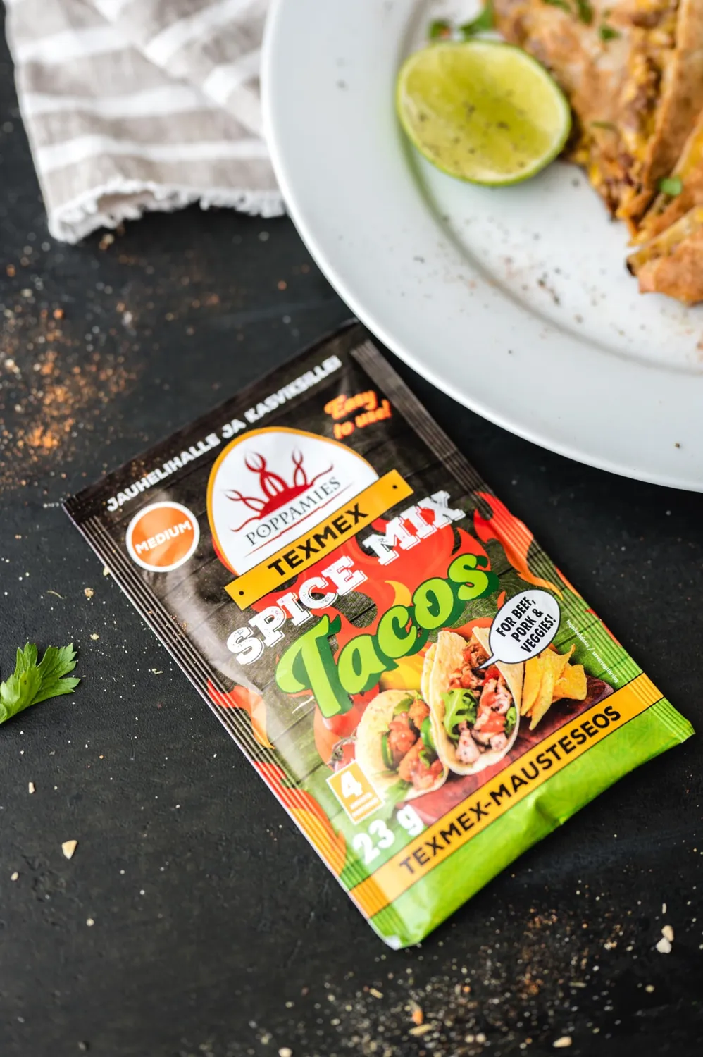 Poppamies Texmex Tacos mix spezie 23g medio