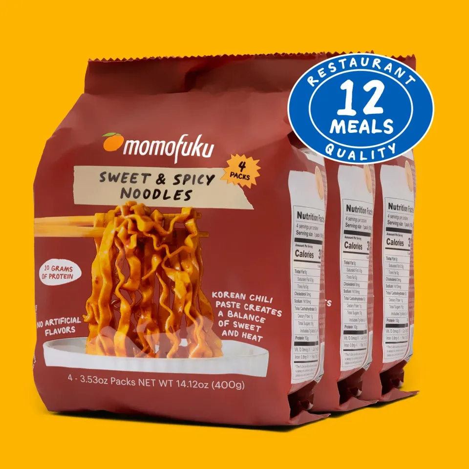 Momofuku Sweet & Spicy noodles agrodolci 12-pack
