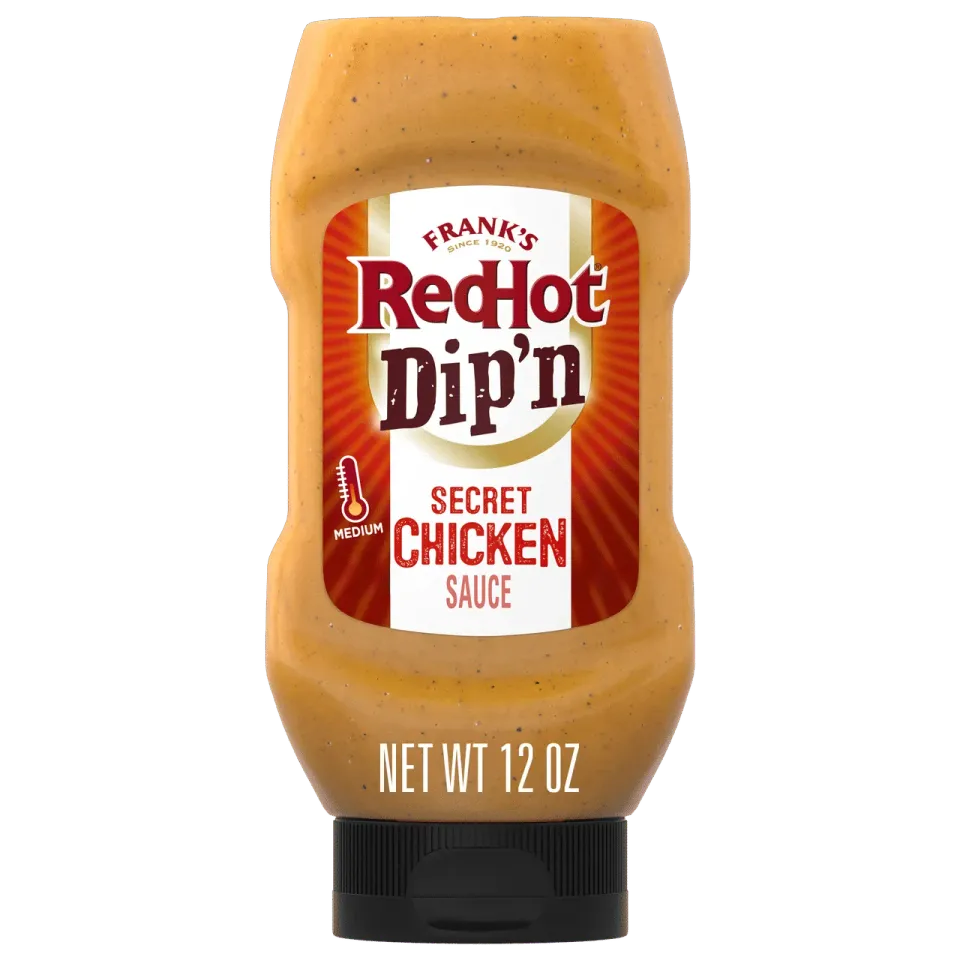 Frank's RedHot Secret Chicken salsa dip pollo 354 ml cremosa