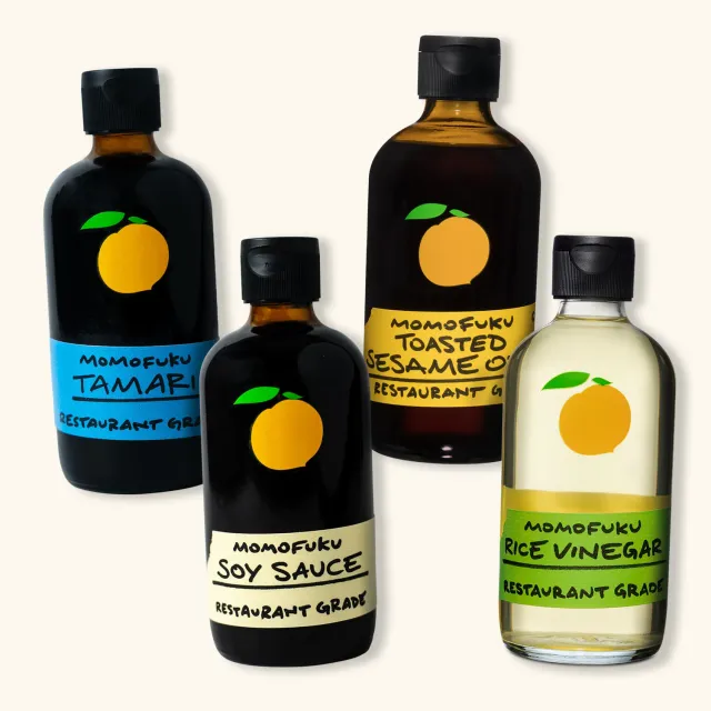 Momofuku Liquid Starter Pack kit condimenti 4x 8oz ristorante