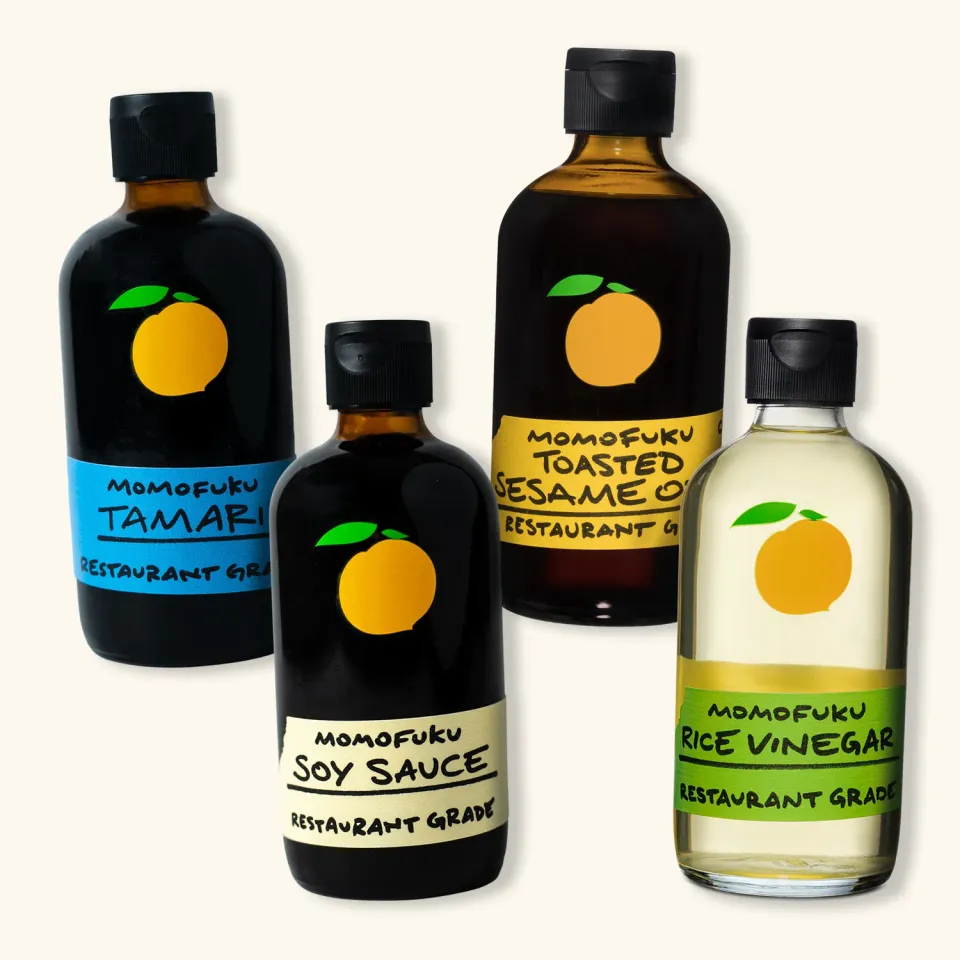 Momofuku Liquid Starter Pack kit condimenti 4x 8oz ristorante