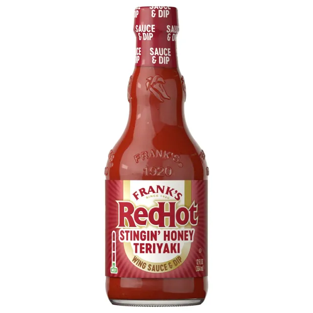 Frank's RedHot Stingin Honey Teriyaki salsa wings 2x340g dolce