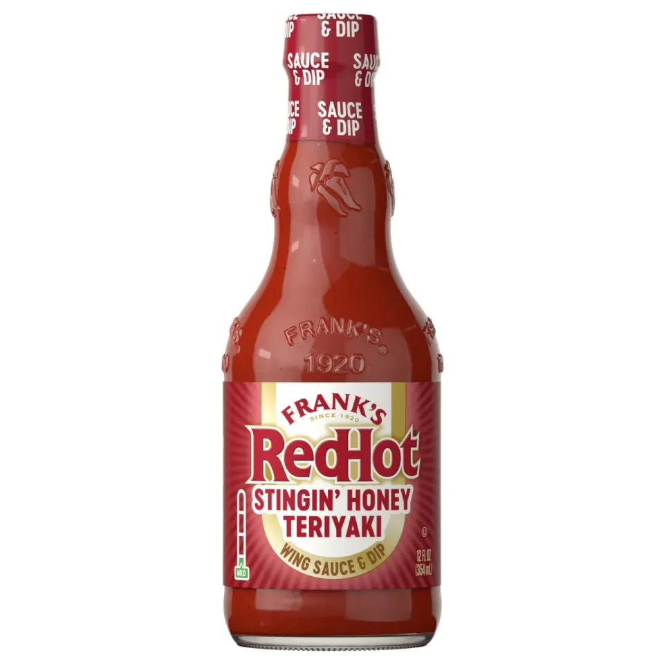 Frank's RedHot Stingin Honey Teriyaki salsa wings 2x340g dolce
