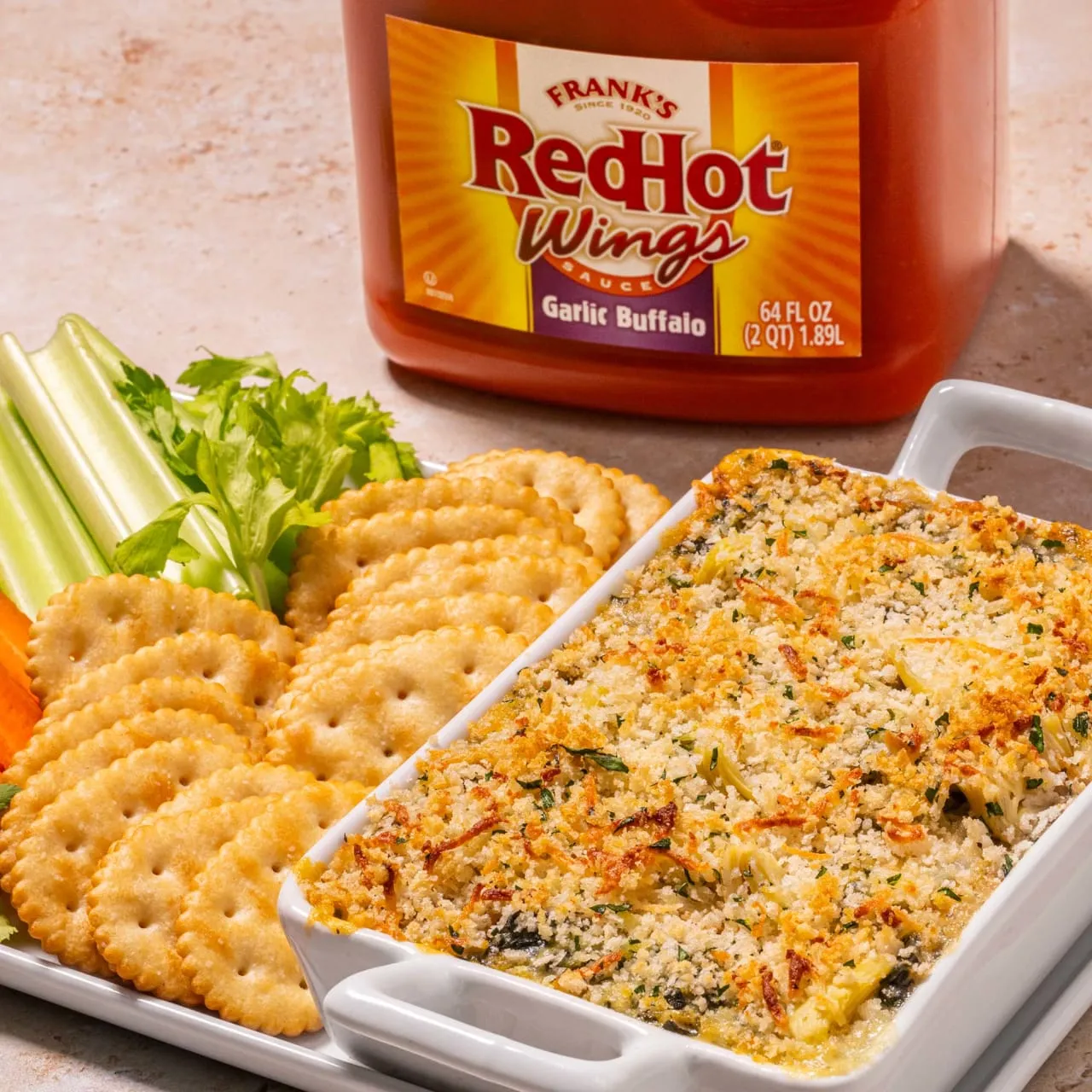 Frank's RedHot Garlic Buffalo salsa 1,89 L all'aglio