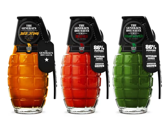 The General's Stinger miele piccante tris Reaper 6oz