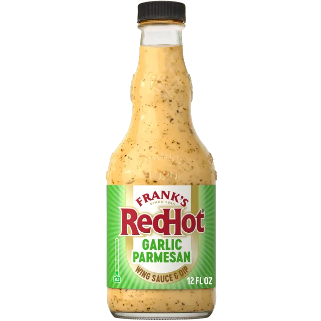 Frank's RedHot Garlic Parmesan salsa wings 355 ml piccantezza leggera
