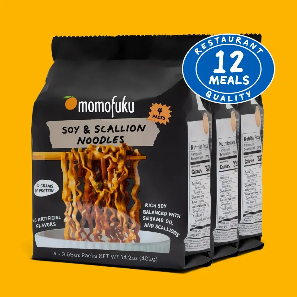 Momofuku Soy Scallion noodle 12 pack non piccanti