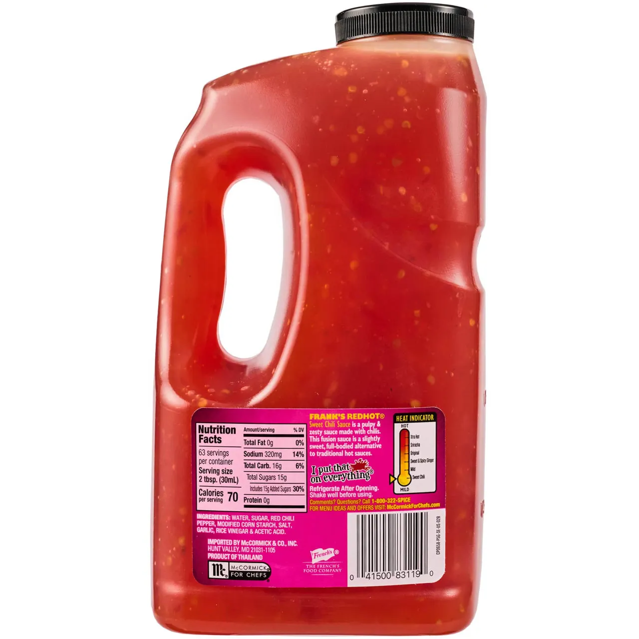 Frank's RedHot Sweet Chili salsa 1,89 L agrodolce