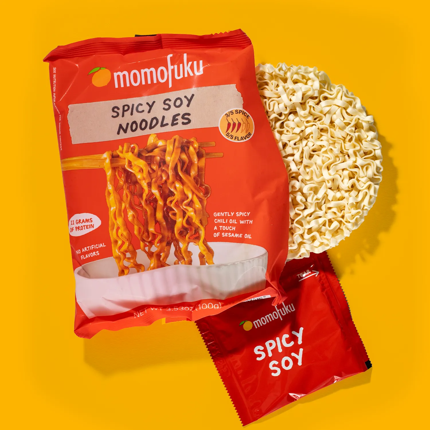 Momofuku Spicy Soy Noodles piccanti 12 pack gusto soia