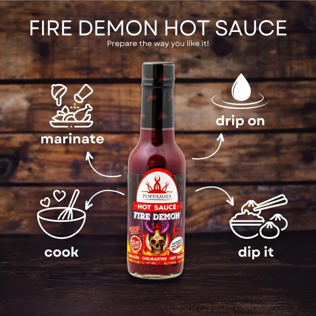 Poppamies Fire Demon salsa peperoncino 150ml Reaper