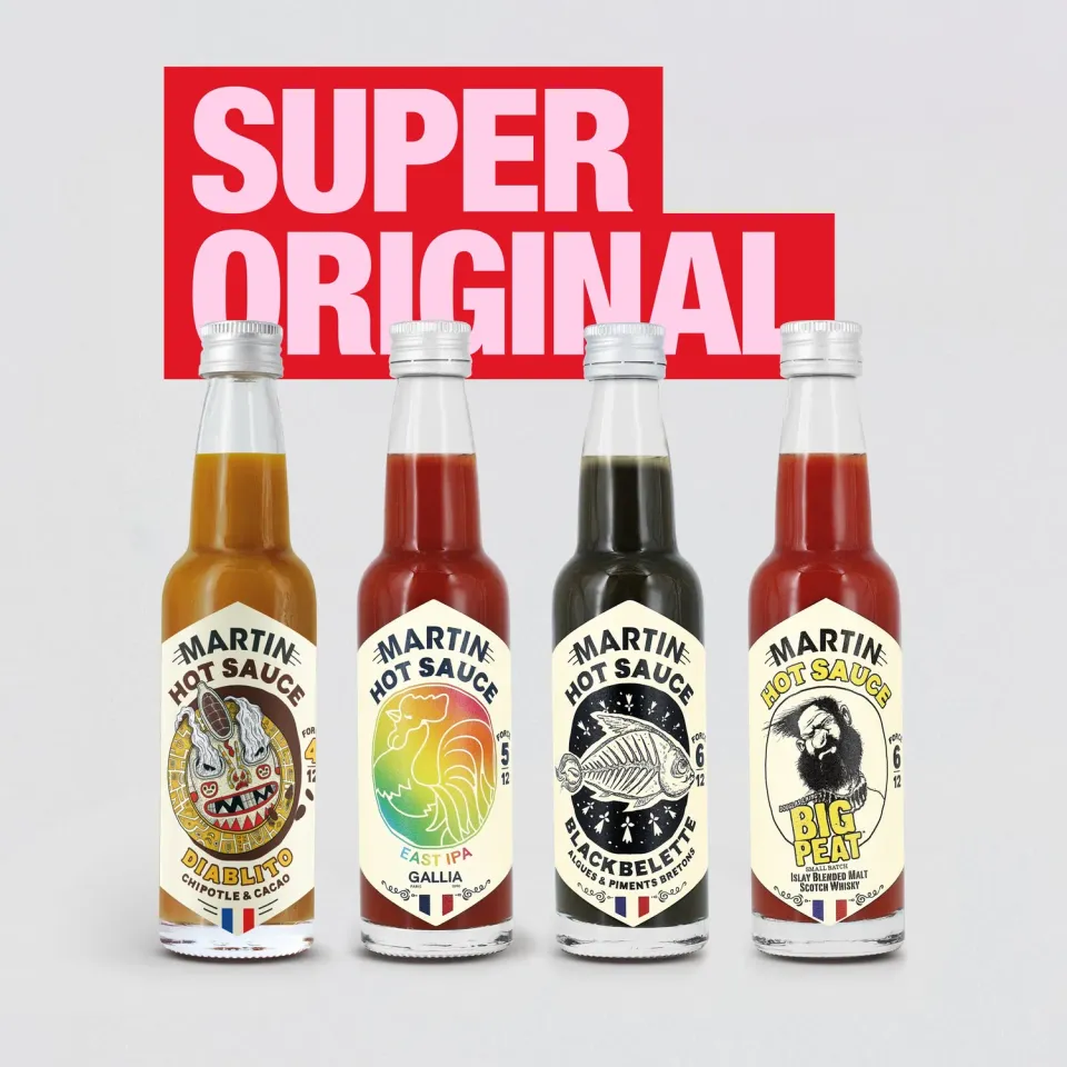 Maison Martin Pack Super Original salsa piccante 4x100g gourmet