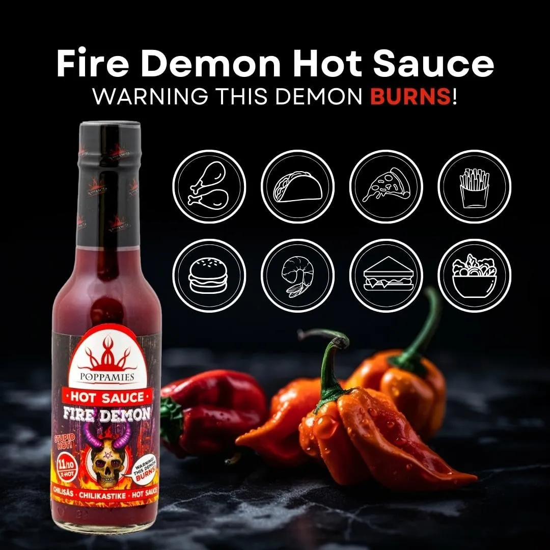 Poppamies Fire Demon salsa peperoncino 150ml Reaper