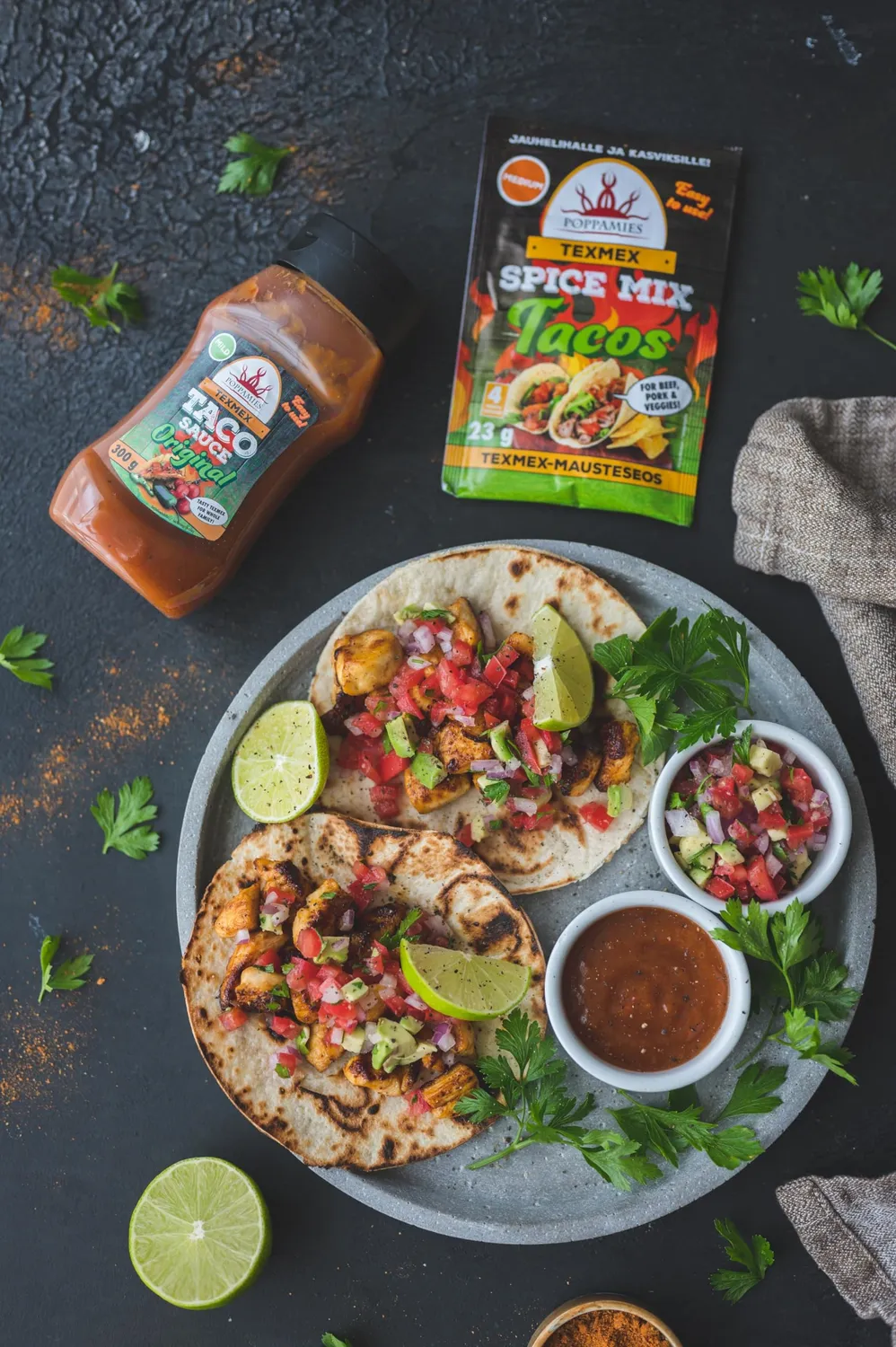 Poppamies Texmex Tacos mix spezie 23g medio