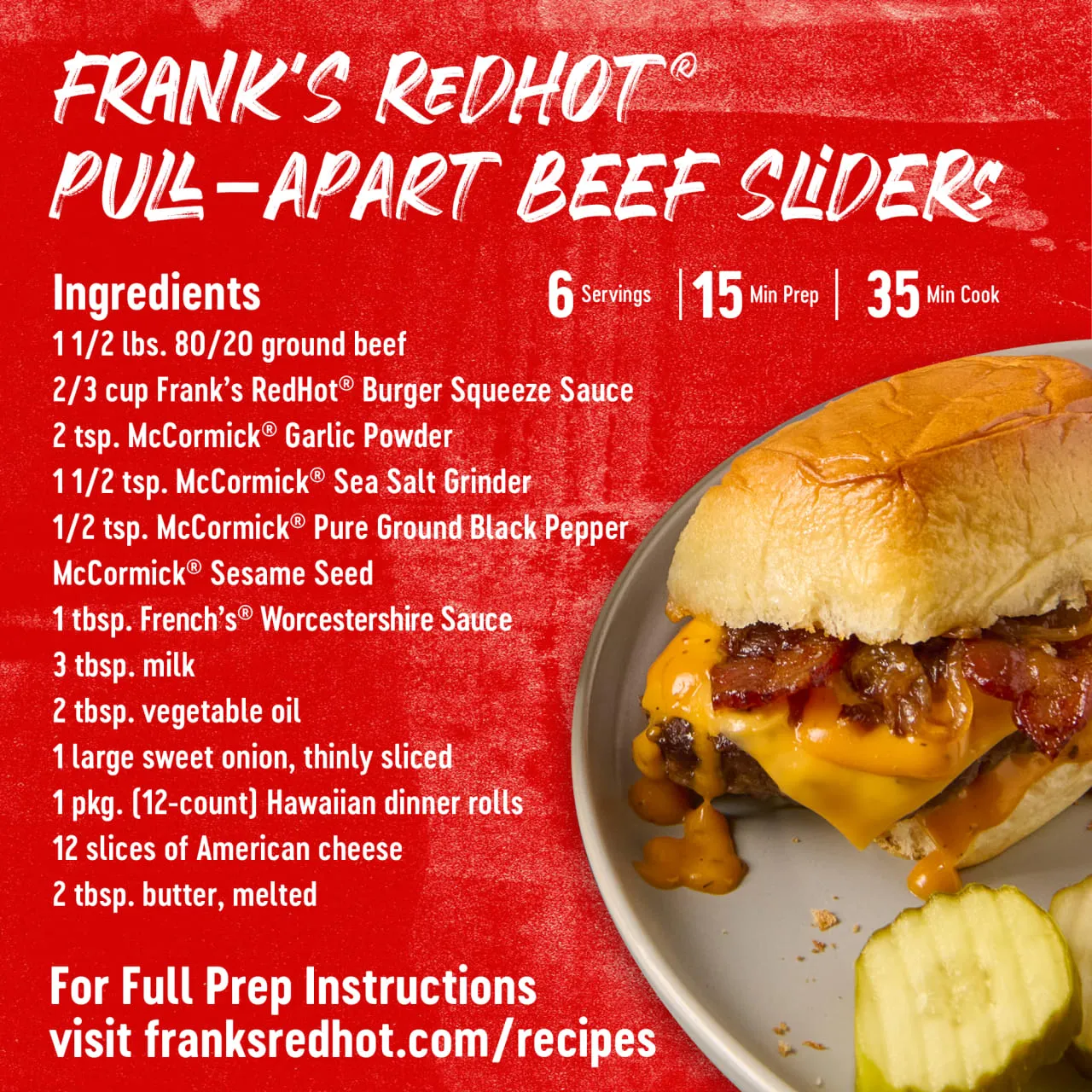 Frank's RedHot Burger salsa mini squeeze 50 ml cremosa
