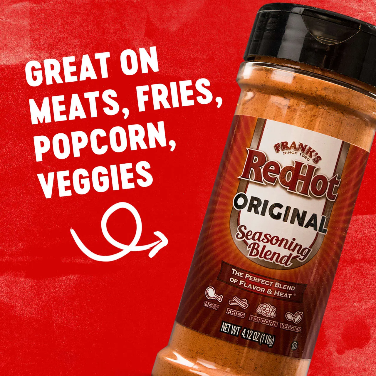 Frank's RedHot Original insaporitore 117 g cayenna e aglio