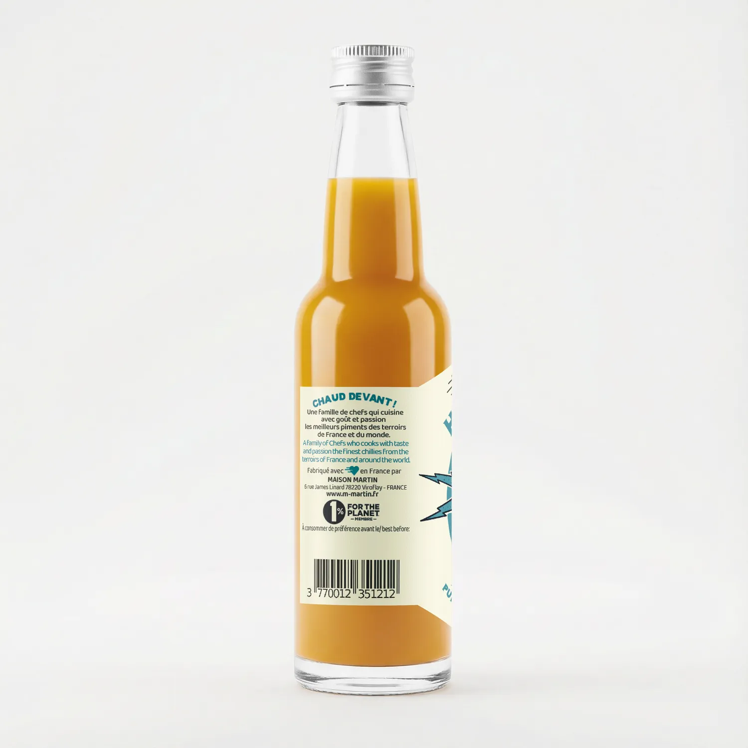 Maison Martin Tonnerre salsa piccante forza 8/12 habanero