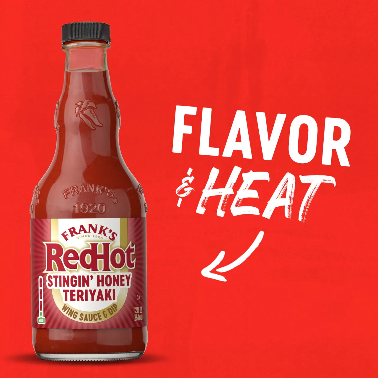 Frank's RedHot Stingin Honey Teriyaki salsa wings 2x340g dolce