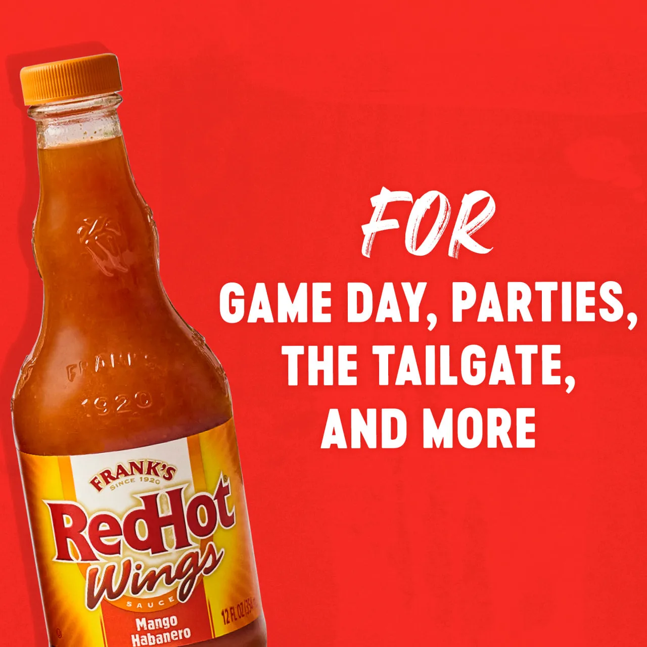 Frank's RedHot Mango Habanero salsa wings 355 ml dolce piccante