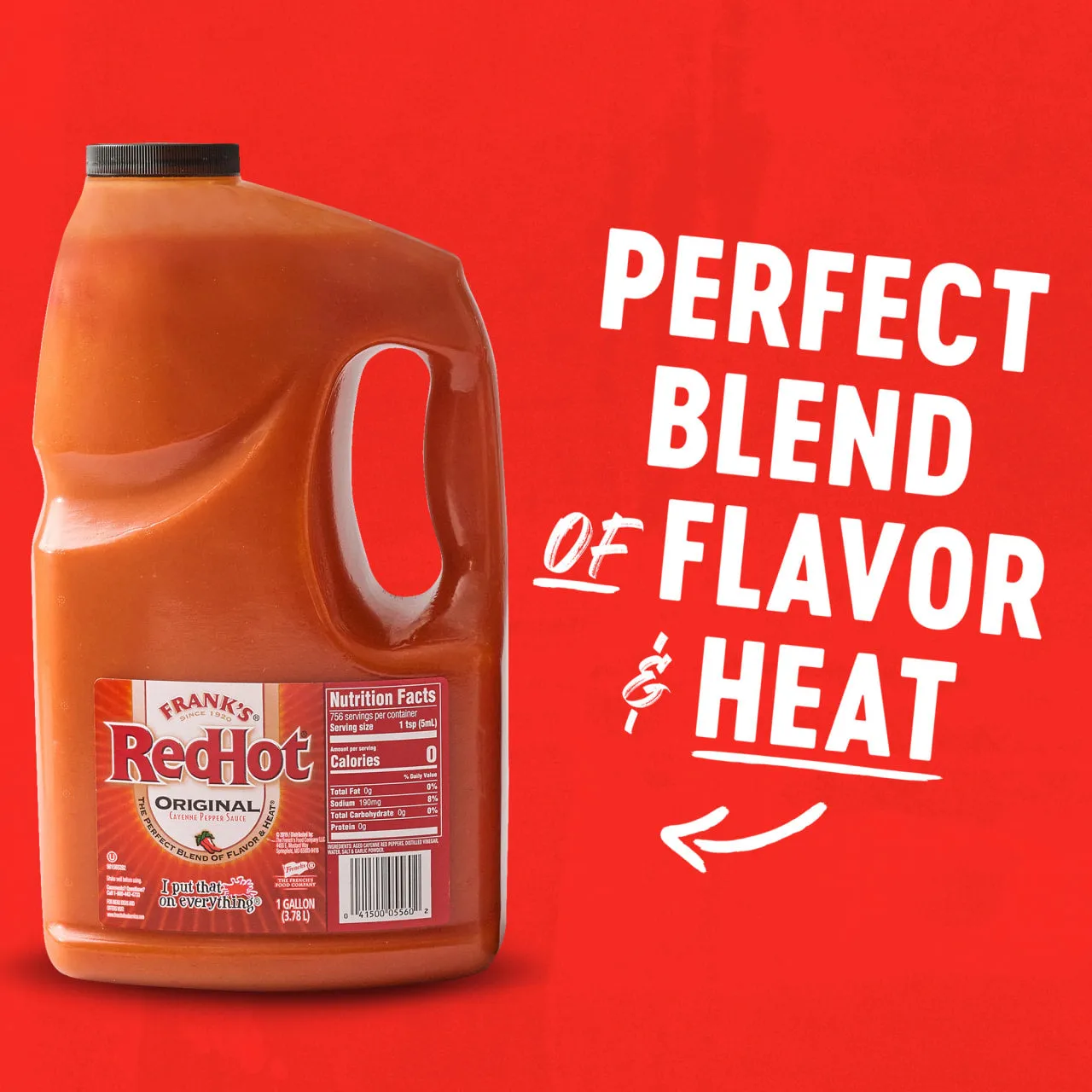 Frank's RedHot Original salsa cayenna 3,78 l tanica media