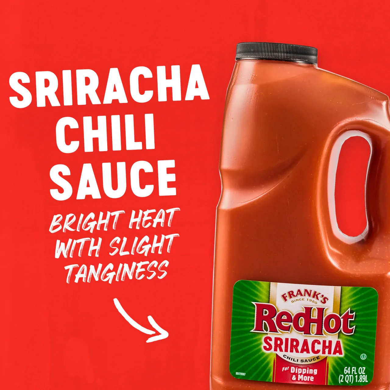 Frank's RedHot Sriracha salsa chili 1,89L affumicata