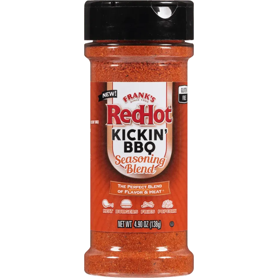 Frank's RedHot Kickin BBQ mix spezie barbecue 139 g affumicato