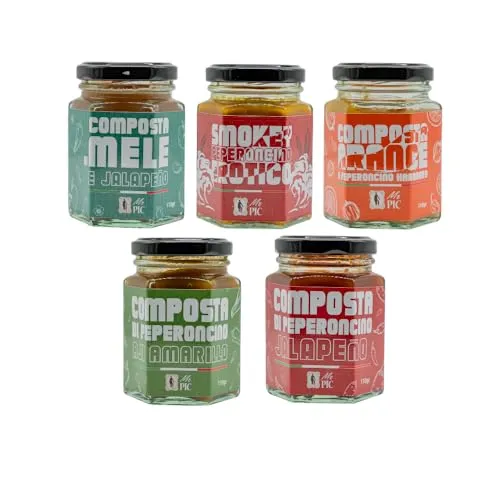 Mr PIC Kit Hot Jam 4 composte piccanti formaggi