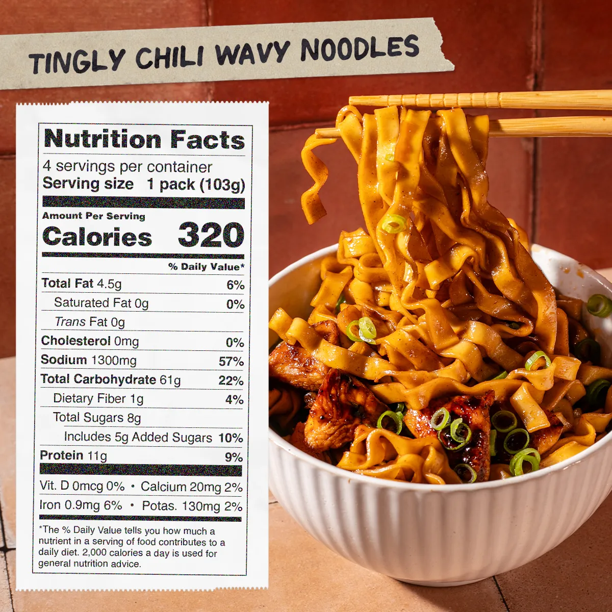 Momofuku Tingly Chili noodle 4 pack piccanti